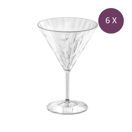 6 verres à cocktail 250 ml